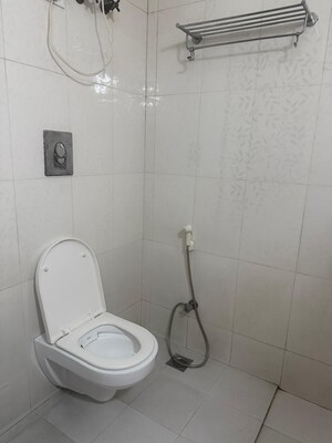 Bathroom in 3 BHK Builder Floor at Sukhdev Vihar – for Rent