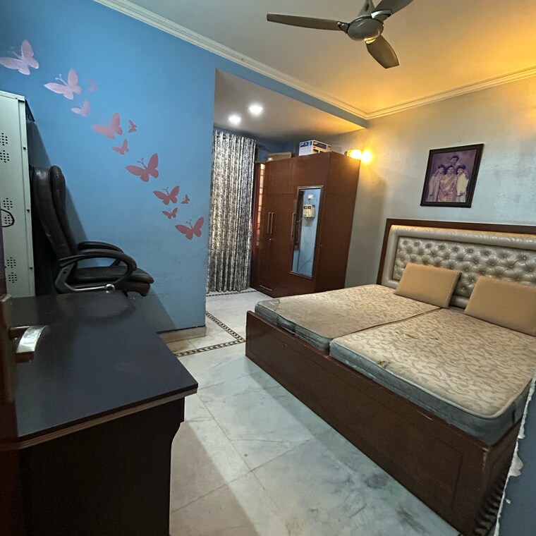 Bedroom, kotla mubarakpur 3 Bedroom 1150 Sq.Ft. Builder Floor In Kotla Mubarakpur Delhi 9304632