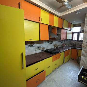 Kitchen in 3 BHK Builder Floor at Kotla Mubarakpur – for Sale