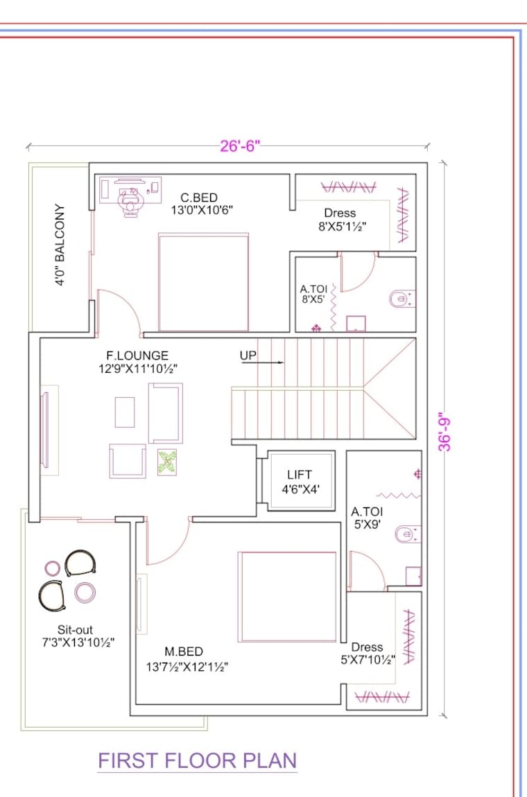 Floor Plan, adibatla 4 Bedroom 3253 Sq.Ft. Villa In Adibatla Hyderabad 9304641
