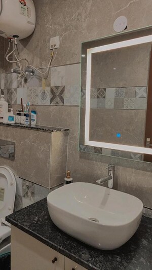 Bathroom in 4 BHK Builder Floor at Kohli One Malibu Town, Sector 47 – for Sale