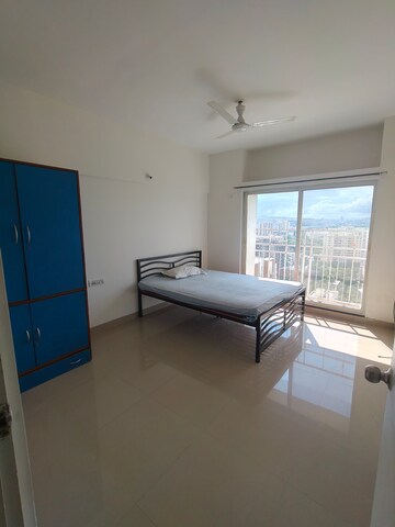 Living Room in 3 BHK Apartment at Godrej Horizon, Mohammadwadi – for Rent