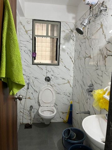 Bathroom in 1 BHK Apartment at Excellaa Panama Park, Lohgaon – for Sale