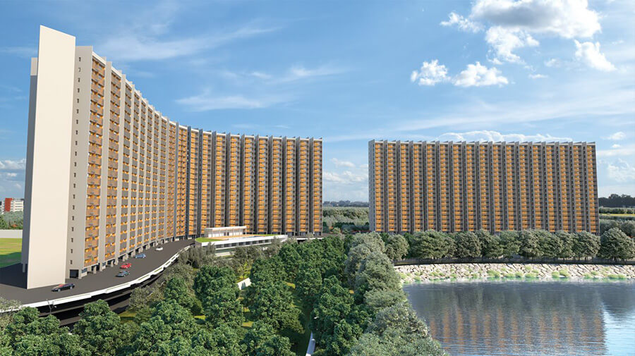 2 BHK Apartment For Sale in INCOR Live By Lake