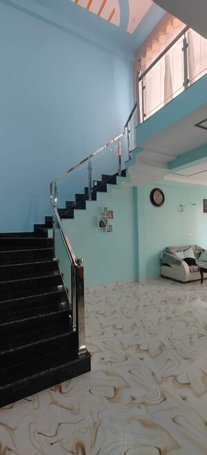 Staircase in 2 BHK Independent House at Gomti Nagar – for Rent