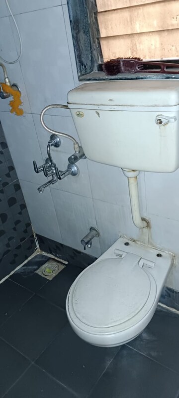 Bathroom in 1 BHK Apartment at Vasant Smruti Apartment, Kandivali East – for Rent