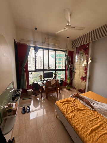 Living Room in 2 BHK Apartment at Gundecha Marigold, Kandivali East – for Rent