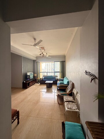 Living Room in 2 BHK Apartment at Gundecha Marigold, Kandivali East – for Rent