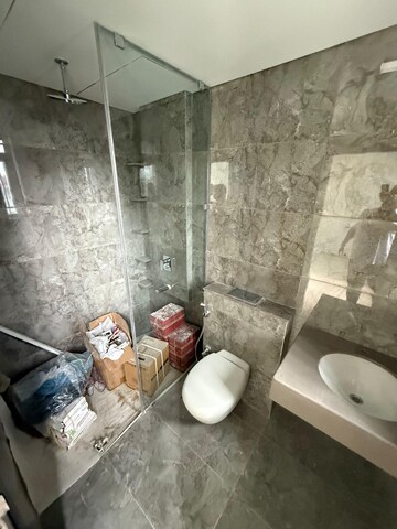 Bathroom in 3 BHK Apartment at Raheja Reflections Eternity, Kandivali East – for Rent