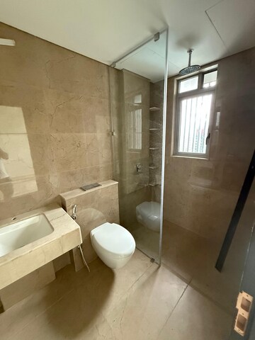 Bathroom in 3 BHK Apartment at Raheja Reflections Eternity, Kandivali East – for Rent