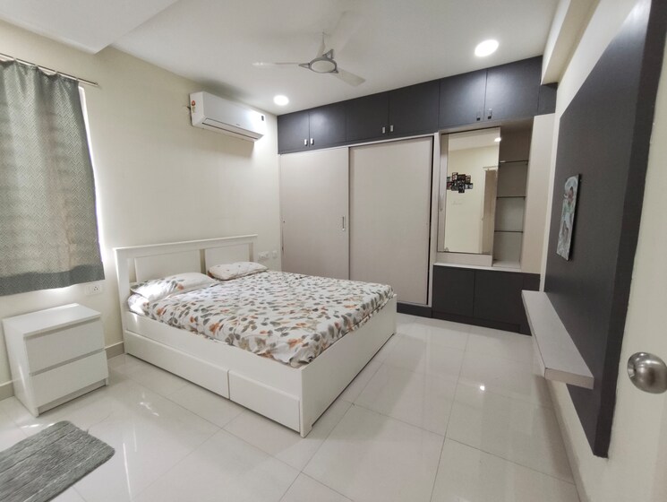 Master Bedroom, nallagandla 3 Bedroom 1800 Sq.Ft. Builder Floor In Nallagandla Hyderabad 9304980