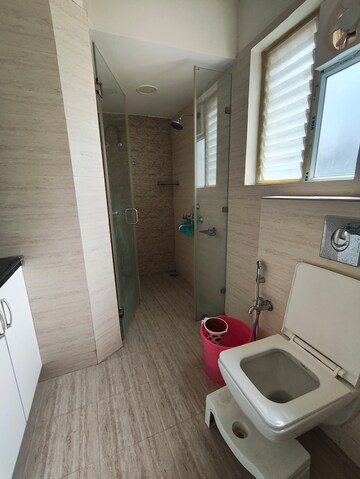 Bathroom in 3 BHK Builder Floor at Nallagandla – for Rent