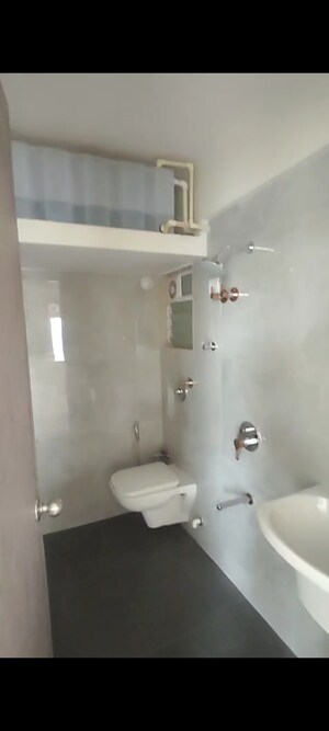 Bathroom in 1 BHK Apartment at Chheda Avighna, Mira Road East – for Rent