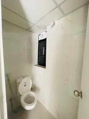 Bathroom in 1 BHK Apartment at Runwal Gardens, Dombivli East – for Rent