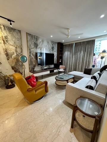 Living Room in 1 BHK Apartment at Gundecha Marigold, Kandivali East – for Sale