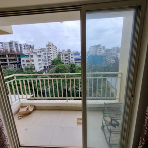 Balcony in 2 BHK Apartment at Aditya Green Zone, Baner – for Rent