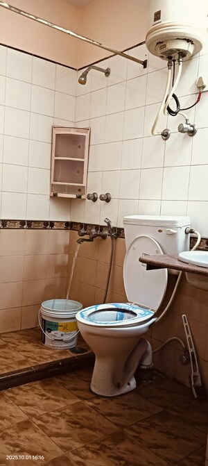 Bathroom in 3 BHK Apartment at Ansal Sushant Estate, Sector 52 – for Rent