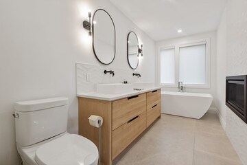Attached Bathroom in 3 BHK Apartment at Godrej Eternal Palms, Sanpada – for Sale