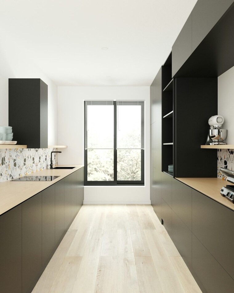 Kitchen, godrej-eternal-palms 3 Bedroom 1000 Sq.Ft. Apartment In Sanpada Navi Mumbai 9305121