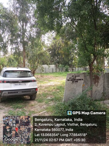  Plot – Exterior View View at Hennur Road - for Sale
