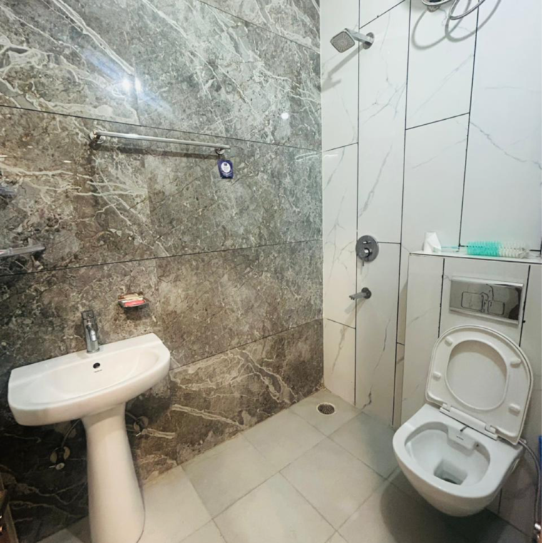 Bathroom, sector 123 3 Bedroom 1250 Sq.Ft. Builder Floor In Sector 123 Mohali 9305156