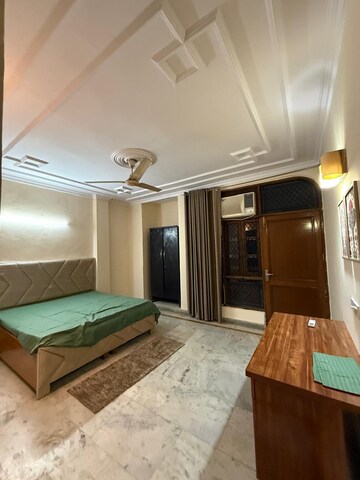 Bedroom in 1 BHK Builder Floor at Kalkaji – for Rent