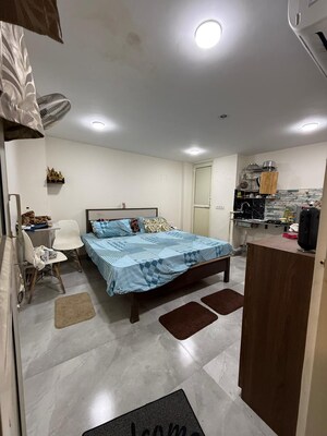 Bedroom in 1 BHK Builder Floor at Chittaranjan Park – for Rent