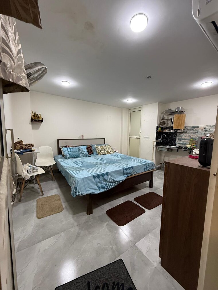 Bedroom, chittaranjan park 1 Bedroom 1000 Sq.Ft. Builder Floor In Chittaranjan Park Delhi 9305161