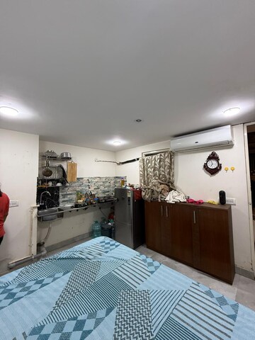 Bedroom in 1 BHK Builder Floor at Chittaranjan Park – for Rent
