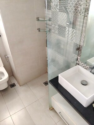 Bathroom in 3 BHK Apartment at Sterling Brunton, Mg Road – for Rent