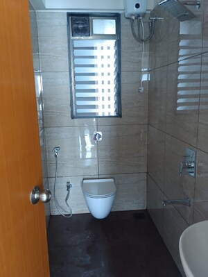 Bathroom in 3 BHK Apartment at Chandak 34 Park Estate, Goregaon West – for Rent