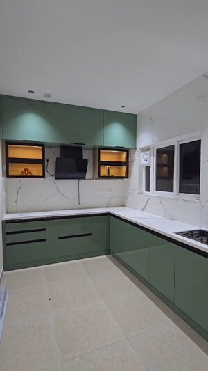 Kitchen in 3 BHK Apartment at Prestige Beverly Hills, Kokapet – for Rent