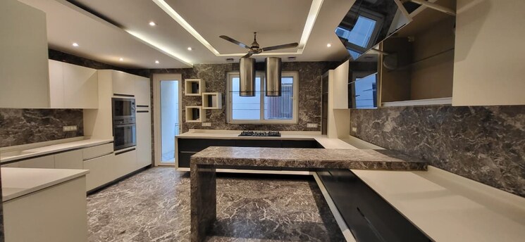 Kitchen, panchsheel park 4 Bedroom 4000 Sq.Ft. Builder Floor In Panchsheel Park Delhi 9305226