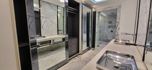 Bathroom in 4 BHK Builder Floor at Panchsheel Park – for Rent