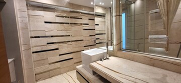 Bathroom in 4 BHK Builder Floor at Panchsheel Park – for Rent