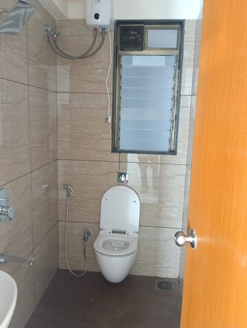Bathroom in 2 BHK Apartment at Chandak 34 Park Estate, Goregaon West – for Rent