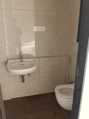 Bathroom in 2 BHK Apartment at Chandak 34 Park Estate, Goregaon West – for Rent