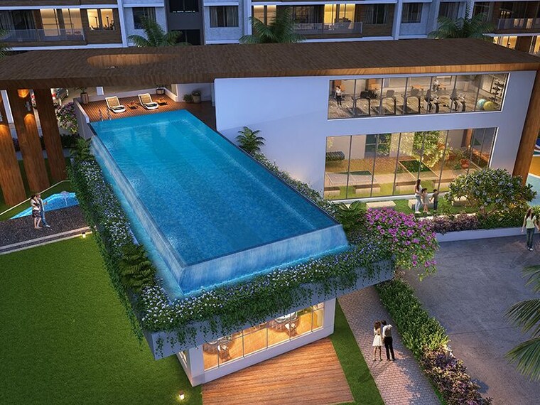 Swimming Pool, unique-youtopia 3 Bedroom 1380 Sq.Ft. Apartment In Kharadi Pune 9305242