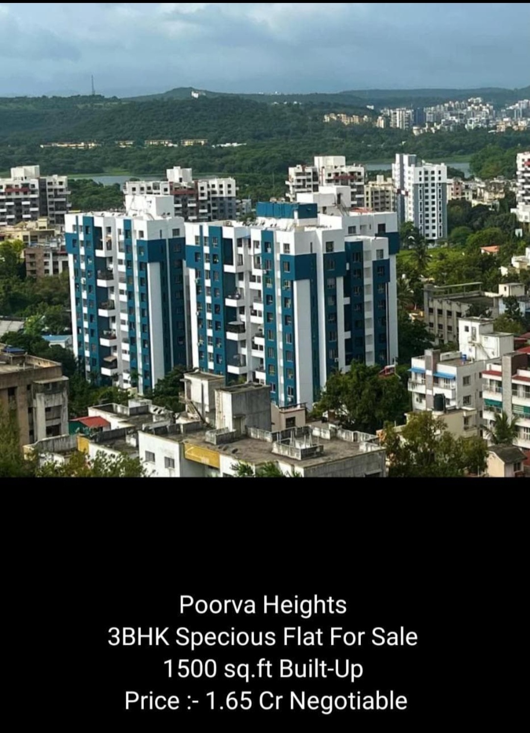 3 BHK Apartment For Sale in Tejas Poorva Heights