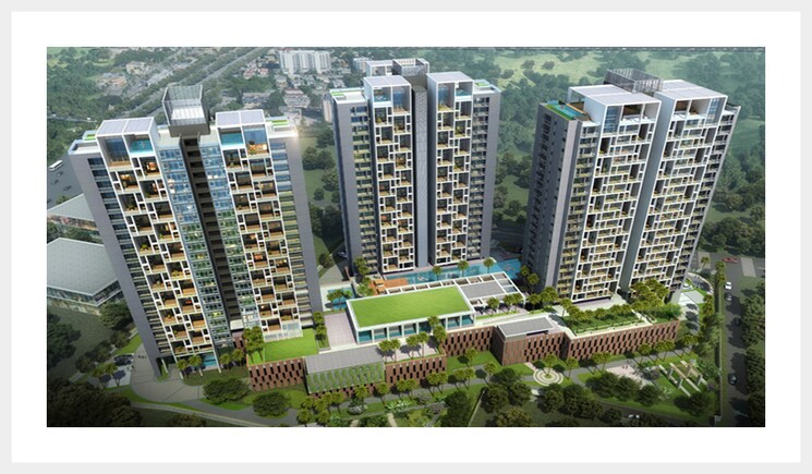 Master Plan, ganga-platino 3 Bedroom 1820 Sq.Ft. Apartment In Kharadi Pune 9305245