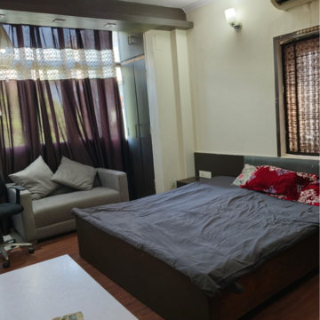 Bedroom in 1 BHK Builder Floor at Malviya Nagar – for Rent