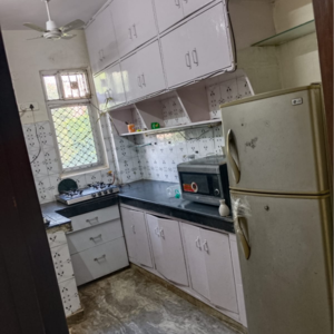 Kitchen in 1 BHK Builder Floor at Malviya Nagar – for Rent