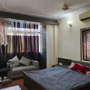 Bedroom in 1 BHK Builder Floor at Malviya Nagar – for Rent