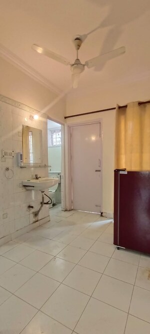 Bathroom in 1 BHK Apartment at Vasant Kunj – for Rent