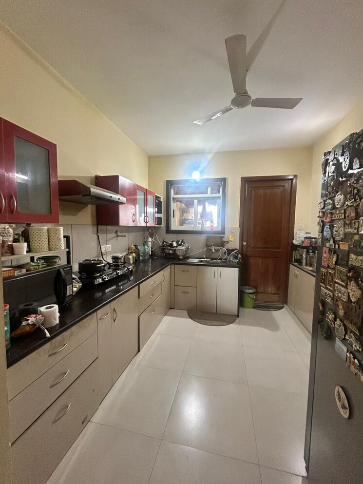 Kitchen, marvel-enigma 3.5 Bedroom 1600 Sq.Ft. Apartment In Kharadi Pune 9305305