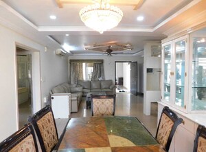 Living Room in 3 BHK Apartment at Aparna Sarovar, Nallagandla – for Rent