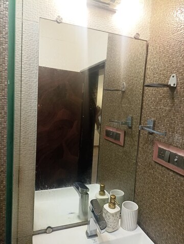 Bathroom in 1 BHK Apartment at Bhandup East – for Rent