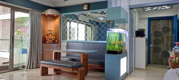 Kitchen in 3 BHK Apartment at Adani Group Western Heights, Andheri West – for Rent