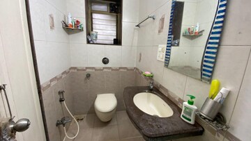 Bathroom in 3 BHK Apartment at Seven Bungalow, Andheri West – for Rent