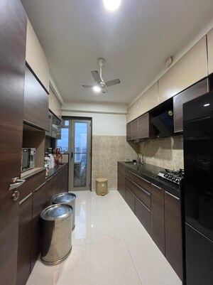 Kitchen in 3 BHK Apartment at Adani Western Heights Sky Apartments, Andheri West – for Rent